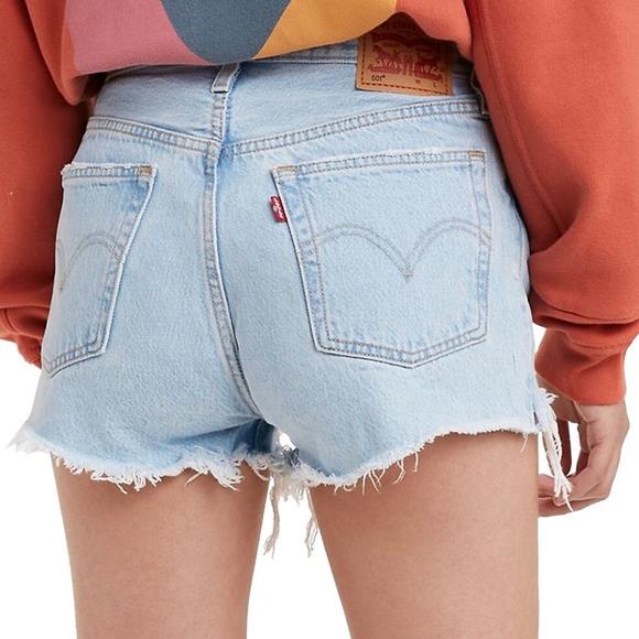 Levi's 502 high rise, button fly denim shorts - Picture 2 of 4